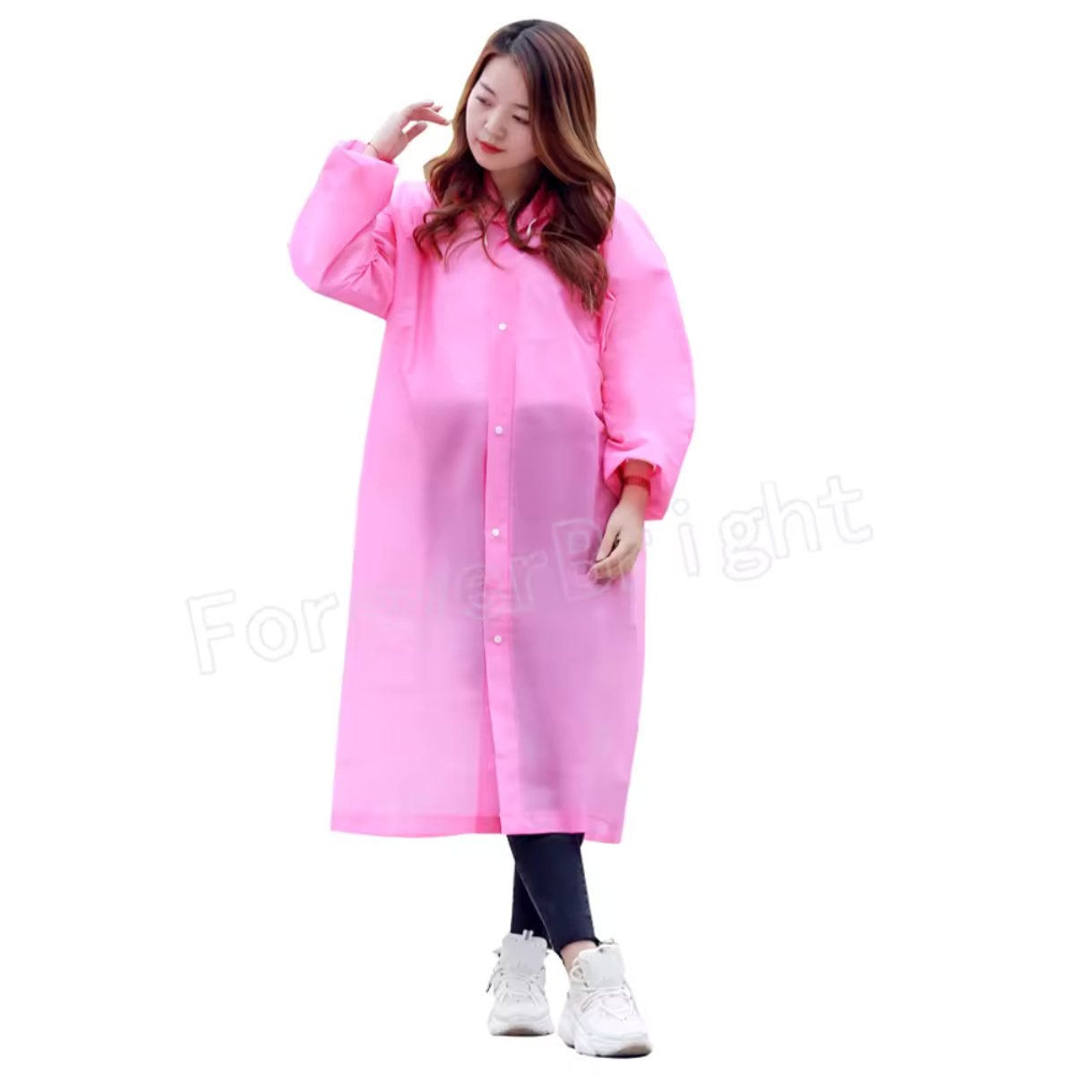 No te mojes más!! Poncho impermeable para Lluvia Rosado 2x1